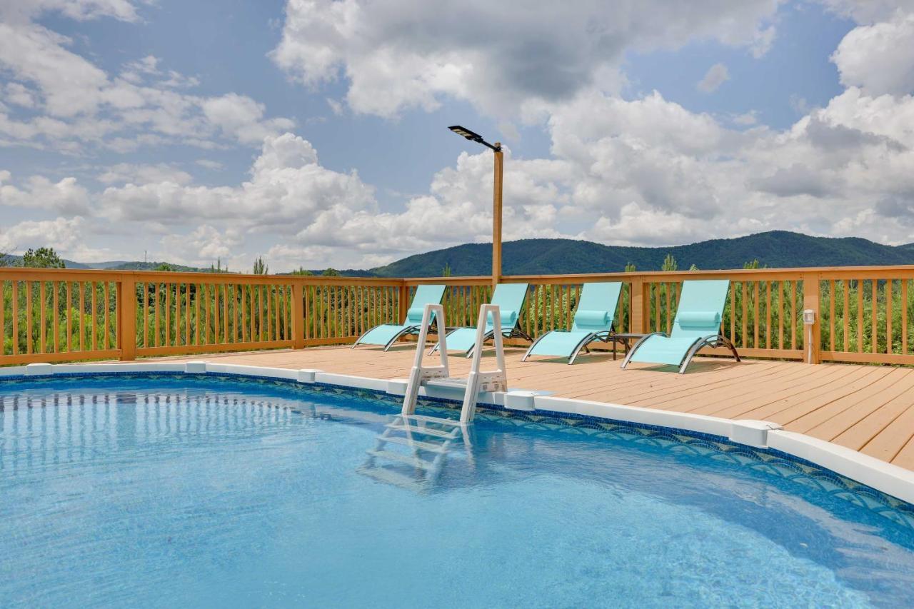 Stunning Copperhill Retreat With Mountain Views! Villa Luaran gambar